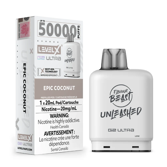 Level X Flavour Beast Unleashed G2 Ultra 50K – Epic Coconut