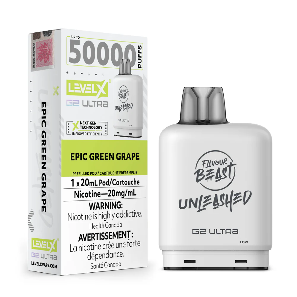 Level X Flavour Beast Unleashed G2 Ultra 50K – Epic Green Grape