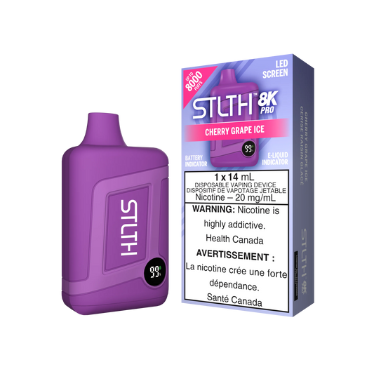 Cherry Grape Ice - STLTH Pro 8K Disposable Vape (14mL)