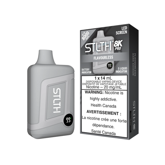 Flavourless -  STLTH Pro 8K Disposable Vape (14mL)