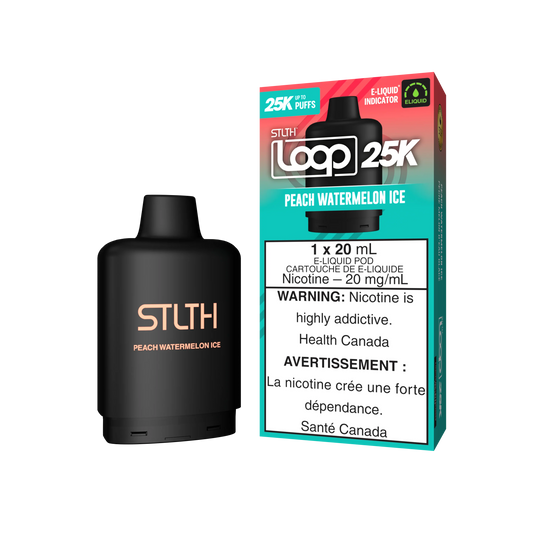 Peach Watermelon Ice - STLTH Loop 25K Vape Pod