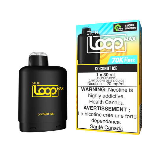 Coconut Ice - STLTH Loop Max 70K Vape Pod