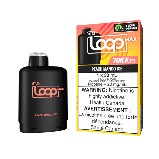 Peach Mango Ice - STLTH Loop Max 70K Vape Pod