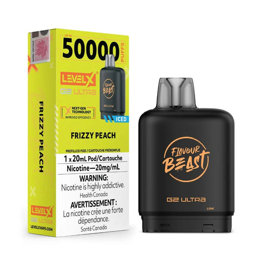 Level X Flavour Beast G2 Ultra 50K – Frizzy Peach Iced