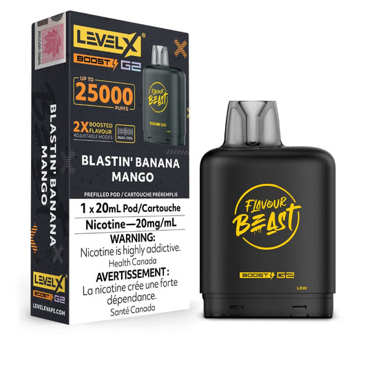 Level X Flavour Beast Boost G2 25K – Blastin  Banana Mango