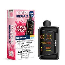 Night Rider - Kraze Mega X 48K Disposable Vape (20mL)