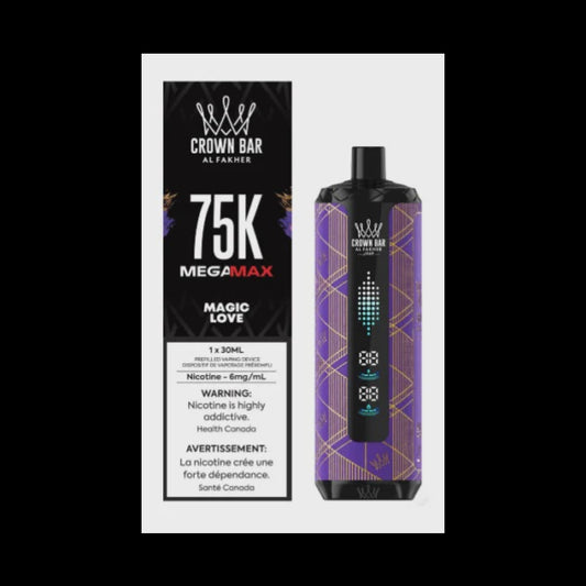 Al Fakher Crown Bar Mega Max 75K – Magic Love