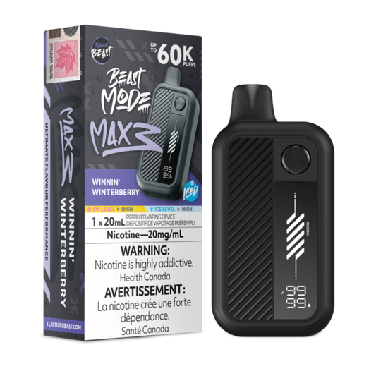Flavour Beast Mode Max 3 60K – Winnin’ Winterberry Iced