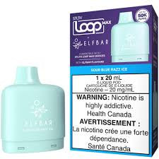Sour Blue Razz Ice - STLTH Loop Max x Elfbar 50K Vape Pods