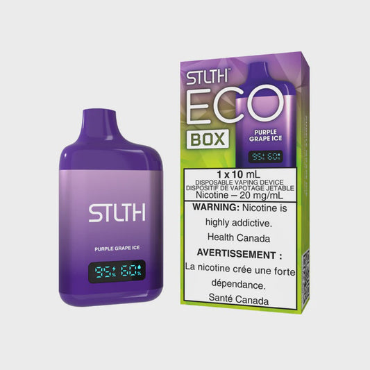 Purple Grape Ice - STLTH Eco Box Disposable Vape (10mL)
