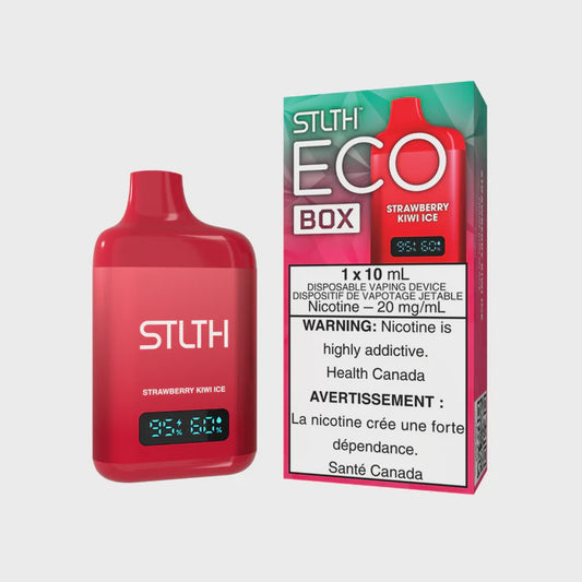 Strawberry Kiwi Ice - STLTH Eco Box Disposable Vape (10mL)