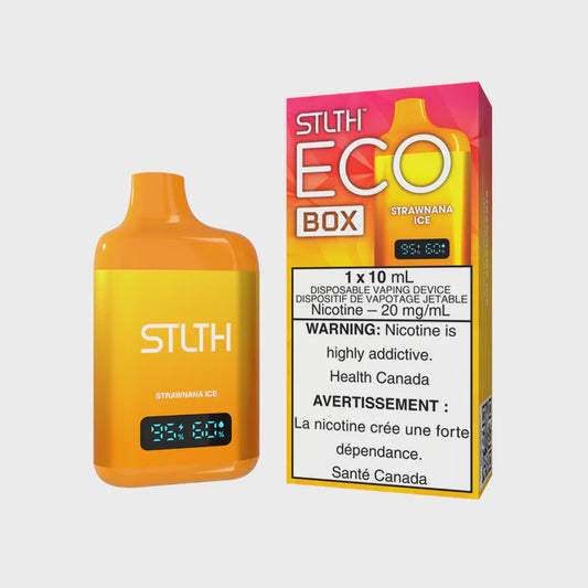 Strawnana Ice - STLTH Eco Box Disposable Vape (10mL)