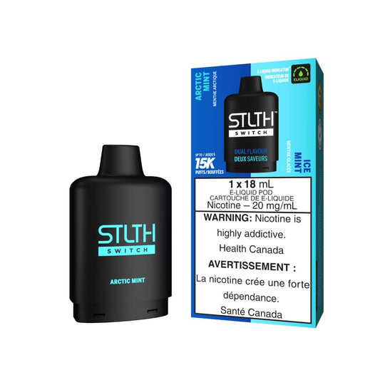 Arctic Mint & Ice Mint - STLTH Switch Vape Pods 15K