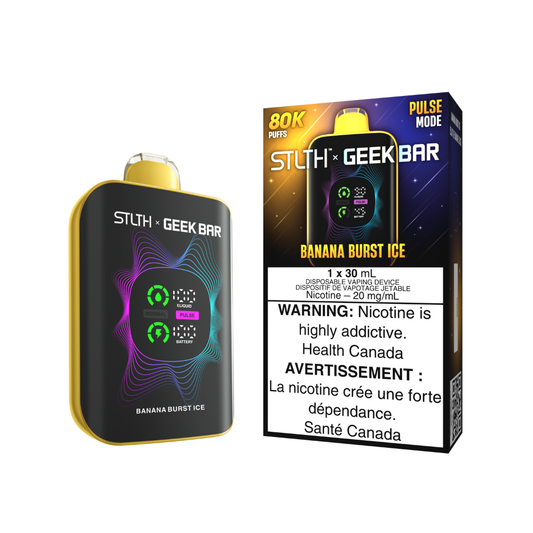 STLTH x Geek Bar 80K  Disposable vape - Banana Burst Ice