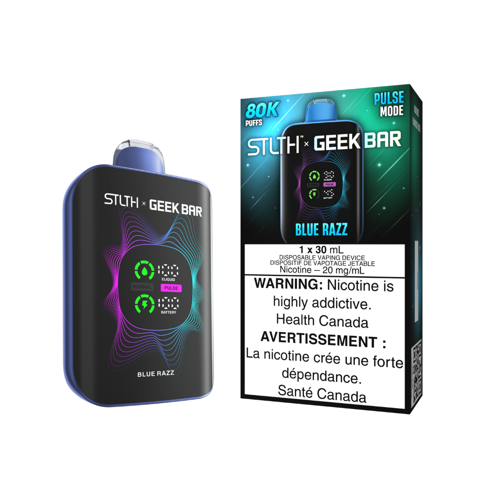 STLTH x Geek Bar 80K  Disposable vape - Blue Razz