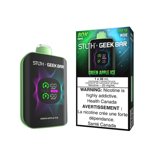 STLTH x Geek Bar 80K  Disposable Vape - Green Apple Ice