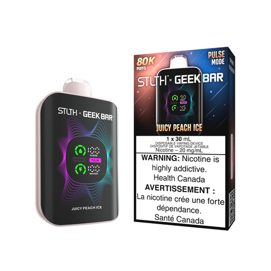 STLTH x Geek Bar 80K  Disposable vape - Juicy Peach Ice