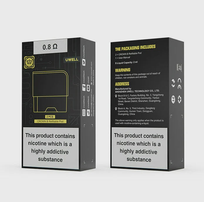 UWELL Crown B Replacement Pods (2 Pack)